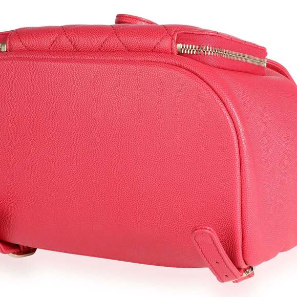 Chanel Berry Caviar Quilted Business Affinity Backpack - Picture 6 of 7